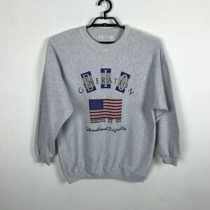 Vintage Bio Generation Sweatshirt L Gray Bring it On International Distressed
